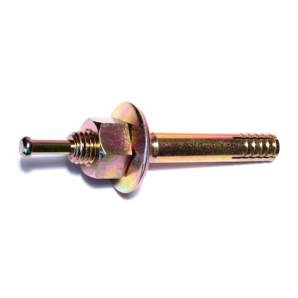 Midwest Fastener Nail Drive Anchor, 5/8" Dia., 4-3/4" L, Steel Yellow Zinc, 10 PK 05686 - main
